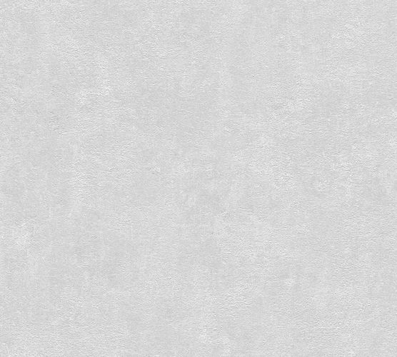 Non-woven wallpaper plain structure light grey 37418-3