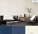 Non-woven wallpaper graphicale rhombuses grey37419-2 6