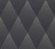 Non-woven wallpaper graphicale rhombuses black 37419-3 1