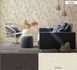 Non-woven wallpaper blossom tendrils cream white 37420-2 6