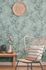 Non-woven wallpaper blossoms turquoise 37420-3 5