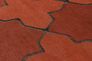 Non-woven wallpaper tile look red grey black 37421-1 3