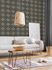 Non-woven wallpaper tile look grey black 37421-3 4