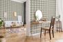 Non-woven wallpaper tile look cream grey 37421-5 5