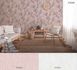 Non-woven wallpaper structure plain light pink 37423-2 6