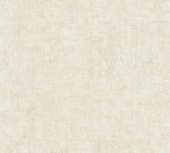 Non-woven wallpaper structure plain cream beige 37423-4