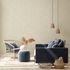 Non-woven wallpaper structure plain cream beige 37423-4 4