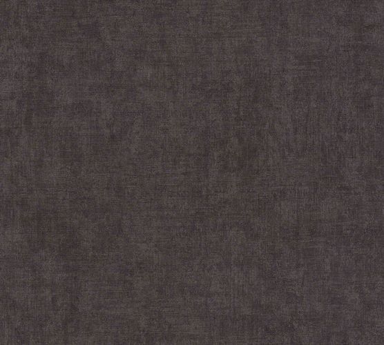 Non-woven wallpaper structure plain black grey 37423-5