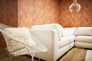 Non-woven wallpaper graphic orange copper glossy 37424-3 5