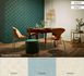 Non-woven wallpaper art deco turquoise gold 37427-5 9
