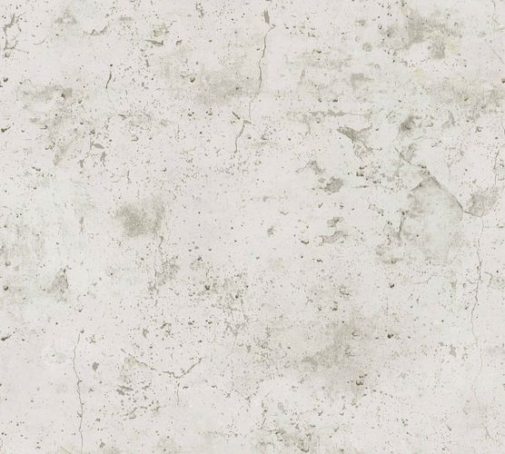 Non-woven wallpaper concrete design grey 37429-2