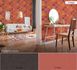Non-woven wallpaper plain mottled red bordeaux 37430-9 6