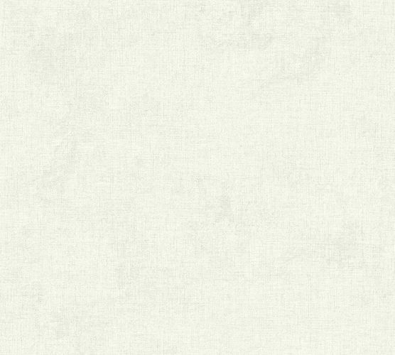 Non-woven wallpaper mottled plain white grey 37431-1