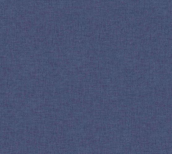 Non-woven wallpaper mottled plain blue grey 37431-3