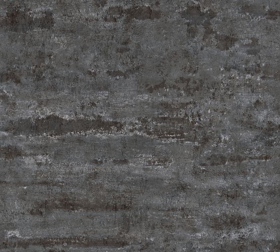 Non-woven wallpaper vintage wall black 37415-4
