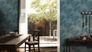 Non-woven wallpaper grasses blue 37275-4 6