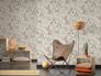 Non-woven wallpaper flowers birds white rose grey 37276-2 4