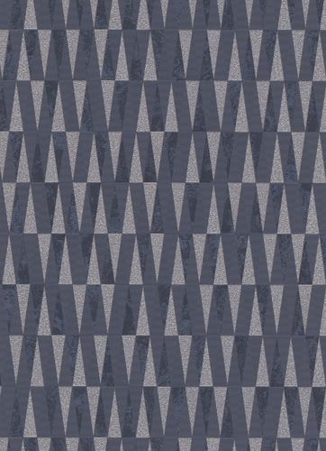 Triangle non-woven wallpaper anthracite taupe 10061-37