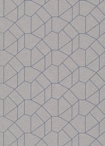 Graphic-Design non-woven wallpaper beige blue 10062-30