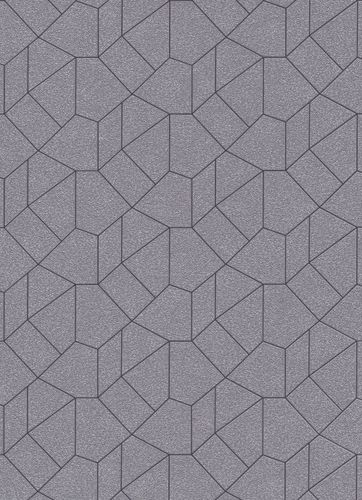 Graphic-Design non-woven wallpaper taupe 10062-37