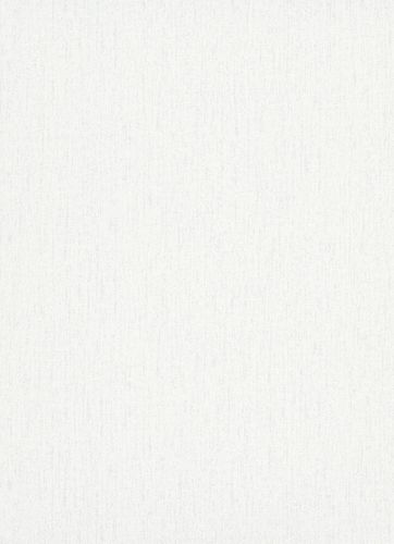 Wallpaper plain white silver 10072-01