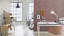 Non-woven wallpaper concrete optic plain red-brown 426199 3