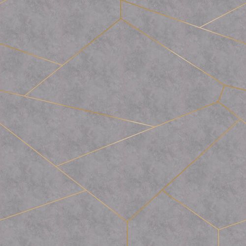 Photo wallpaper non-woven graphic lines grey 425819