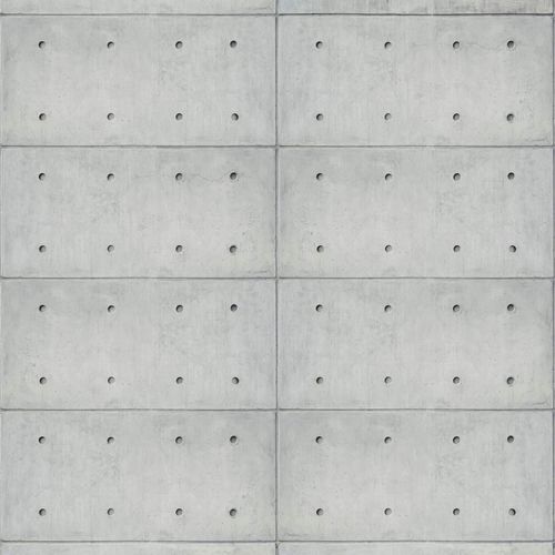 Photo wallpaper non-woven metal plates grey 425826