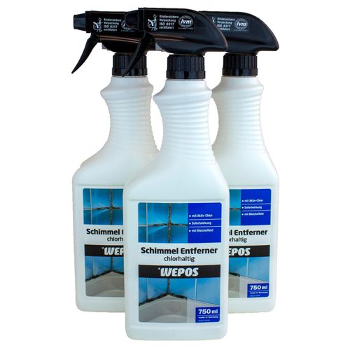 Wepos mould remover chlorinated 750 ml Disinfecting