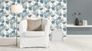 Non-woven Wallpaper Barbara HOME Stripes green 536355 3