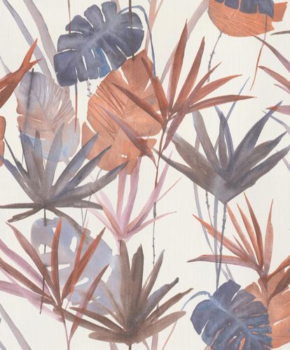 Non-woven Wallpaper Barbara HOME Palm Trees red 536430