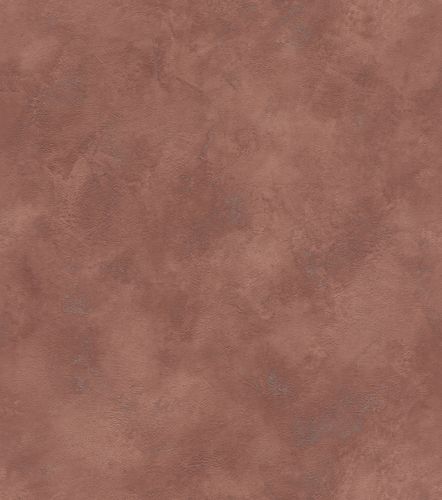 Wallpaper non-woven mottled plain brown silver 417050