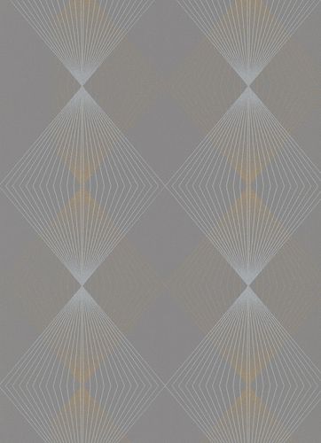Non-woven wallpaper graphic darkgrey 10085-10
