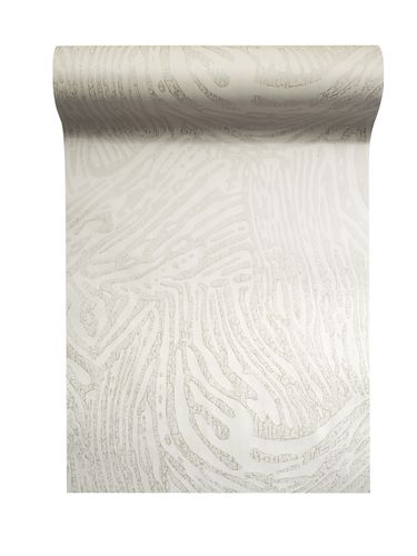 Non woven wallpaper pattern creamwhite silver 64890