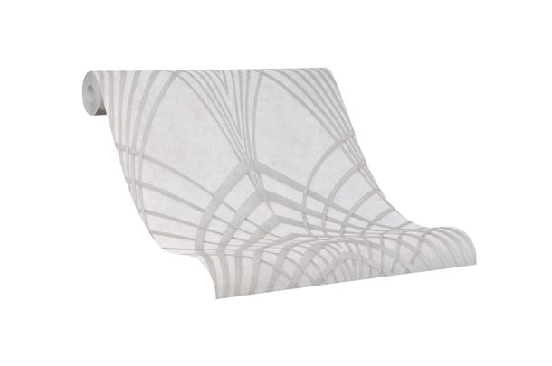 Non-Woven Wallpaper Art Deco Design beige grey 32280