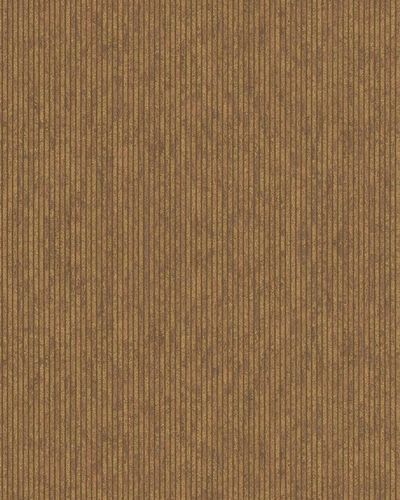 Non-Woven Wallpaper Stripes Structure bronze gold 32263