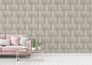 Non-Woven Wallpaper Graphic Semicircle beige grey 37531-4 3