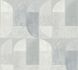 Non-Woven Wallpaper Graphic Semicircle grey 37531-5 1