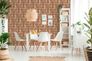 Non-Woven Wallpaper Graphic Semicircle brown 37531-7 5