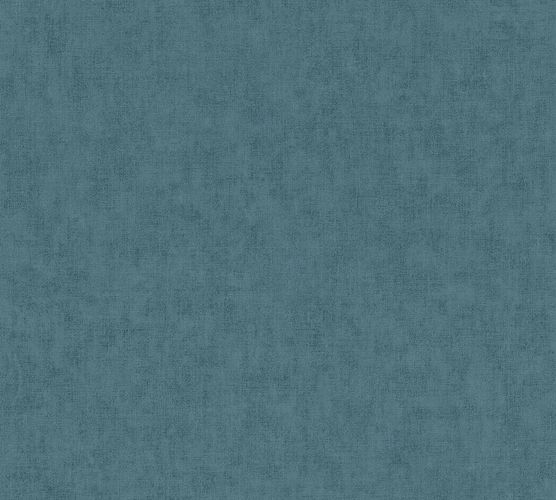 Non-Woven Wallpaper Plain Textile turquoise blue 37536-3