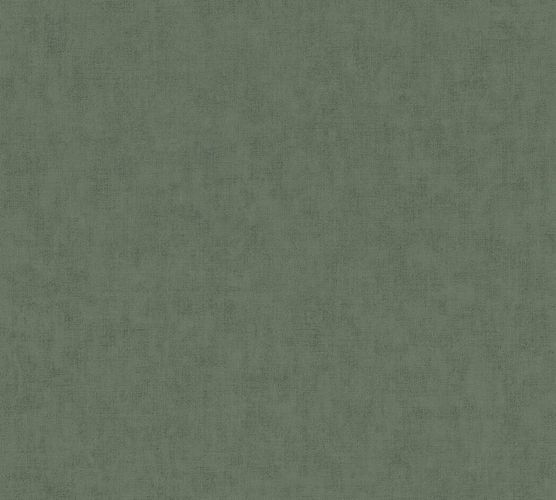 Non-Woven Wallpaper Plain Textile dark green 37536-4