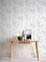 Wallpaper non-woven leaves white silver 37549-4 | 375494 3