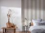 non-woven wallpaper striped white beige 37554-3 3
