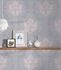 Wallpaper non-woven baroque grey rose 37552-3 | 375523 5