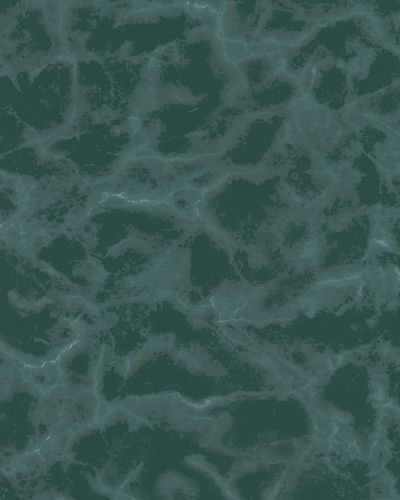 Non-woven wallpaper marble green white 31803