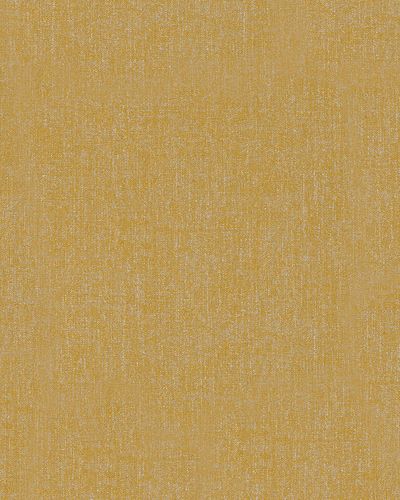 Non-woven wallpaper textured plain yellow 31811