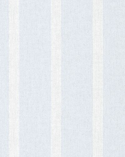 Non-woven wallpaper stripes blue white 31821
