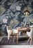 Non-woven wallpaper jungle grey rose 31861 2