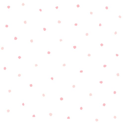Non-woven wallpaper dotted white rose 072011