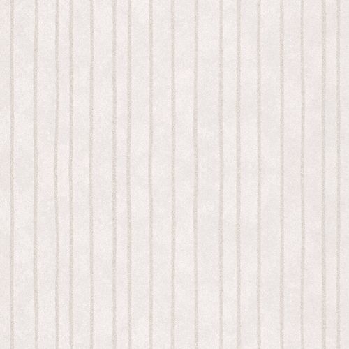 Non-Woven Wallpaper Stripes cream metallic 84850
